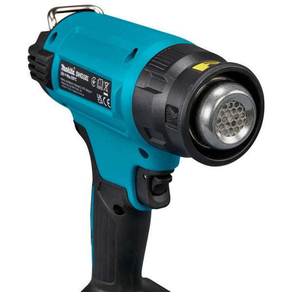 Акумуляторний технічний фен Makita DHG 181 ZK в кейсі, каркас