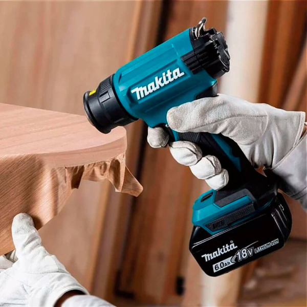 Акумуляторний технічний фен Makita DHG 181 ZK в кейсі, каркас