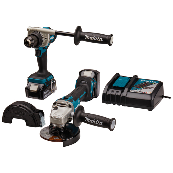 Набор аккумуляторных инструментов Makita DLX2430TJ, 2х5.0 Ah, з/у, кейс Makpac