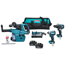 Набор аккумуляторных инструментов Makita DLX3154TX1, 2х5.0Ah, з/у, сумка
