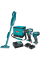 Набор дрель Makita DF333, гайковерт Makita CLX224SA, пылесос Makita CL106FDZ, 2х2.0Ah, з/у