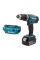 Набор шуруповерт Makita DHP 453 RFX8, адаптер для одежды и одеял Makita CXT 12 В, 1х3.0Ah, з/у