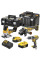 Набор трех аккумуляторных инструментов DeWALT DCK329P2T, 2х5.0Ah, з/у, 2 кейса