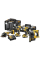 Набор из четырех аккумуляторных инструментов DeWALT DCK422P3T, 3x5.0Ah, з/у, 2 кейса