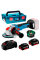 Акумуляторна болгарка Bosch Professional GWX 18V-10 SC, 2xGBA 18V 5.0Ah, з/п GAL 1880 CV, в L-Boxx 136, з Bluetooth модулем GCY 30-4