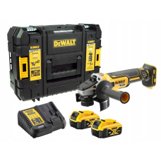 Акумуляторна болгарка DeWalt DCG405P2, 2x5.0 Ah, з/п, кейс TSTAK