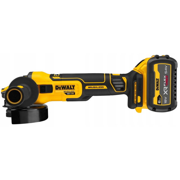 Аккумуляторная болгарка DeWalt DCG409T1, каркас в кейсе
