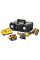 Аккумуляторная угловая шлифмашина DeWalt DCG418T2, 2x2.0 Аh, з/у, в кейсе