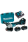 Аккумуляторная болгарка Makita DGA 504 RFE 3, 3xBL1830B, з/у, в кейсе
