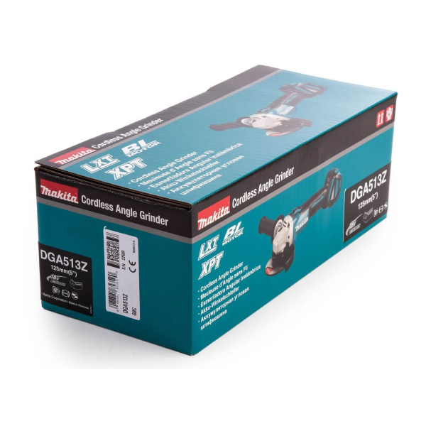 Акумуляторна кутова шліфмашина Makita DGA513Z, каркас