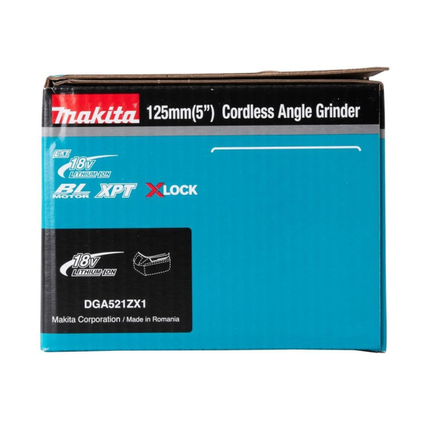 Акумуляторна кутова шліфмашина Makita DGA521ZX1 LXT, каркас