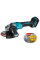 Акумуляторна кутова шліфмашина Makita XGT 40 V MAX GA035GZ, каркас, з 3 дисками 150х22.23х1.6 мм E-13742