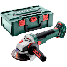 Акумуляторна кутова шліфмашина Metabo WVB 18 LTX BL 15-125 Quick, каркас в MetaBox 165 L