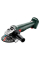 Акумуляторна болгарка Metabo W 18 7-125, каркас без пакування