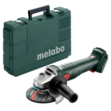 Аккумуляторная болгарка Metabo W 18 7-125, каркас в кейсі