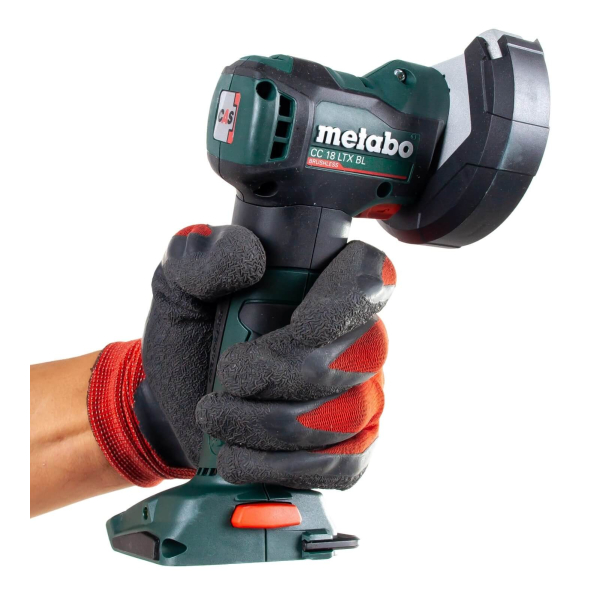 Акумуляторна болгарка Metabo CC 18 LTX BL, каркас з набором дисків
