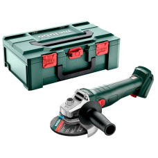 Аккумуляторная болгарка Metabo W 18 L 9-125 Quick, каркас в MetaBOX 165 L