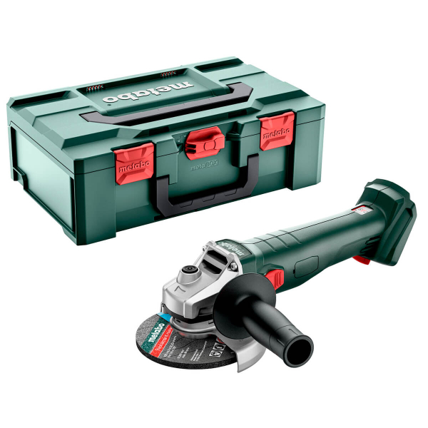 Акумуляторна болгарка Metabo W 18 L 9-125 Quick, каркас в MetaBOX 165 L