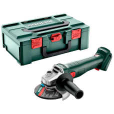 Аккумуляторная болгарка Metabo W 18 L 9-125, каркас в MetaBOX 165 L
