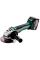 Акумуляторна болгарка Metabo W 18 L BL 9-125, 2x4.0 Ah, ASC 55, в MetaBox 165 L