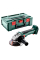 Акумуляторна болгарка Metabo W 18 L BL 9-125, каркас в MetaBOX 165 L