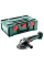 Акумуляторна болгарка Metabo W 18 LT BL 11-125, каркас в MetaBOX 165 L