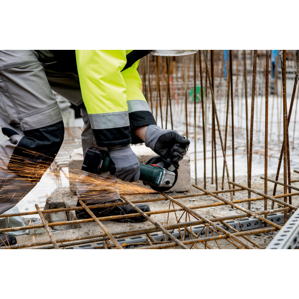 Аккумуляторная угловая шлифмашина Metabo W 18 L 9-125, 2x4.0Ah, з/у, в metaBOX 165 L