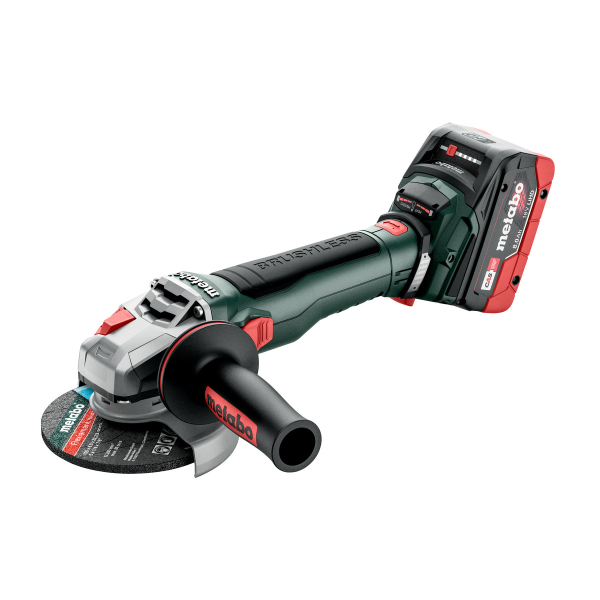 Аккумуляторная угловая шлифмашина Metabo WB 18 LT BL 11-125 Q, 2x8.0Ah, з/у ASC 145, в MetaBox 165 L
