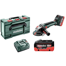 Акумуляторна кутова шліфмашина Metabo WB 18 LT BL 11-125 Q, 2x8.0Ah, з/п ASC 145, в MetaBox 165 L