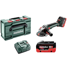 Акумуляторна кутова шліфмашина Metabo WVB 18 LT BL 11-125 Q, 2xLiHD 5.5 Ah, з/п ASC 145, в MetaBox 165 L