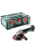 Акумуляторна кутова шліфмашина Metabo WB 18 LTX BL 15-150 Quick, каркас в MetaBOX 165 L