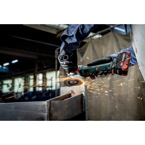 Акумуляторна кутова шліфмашина Metabo WPBA 18 LTX BL 15-150 Quick DS, каркас в MetaBOX 165 L