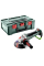Акумуляторна кутова шліфмашина Metabo WPBA 18 LTX BL 15-150 Quick DS, каркас в MetaBOX 165 L