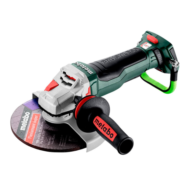 Акумуляторна кутова шліфмашина Metabo WPBA 18 LTX BL 15-180 Quick DS, каркас в MetaBOX 165 L