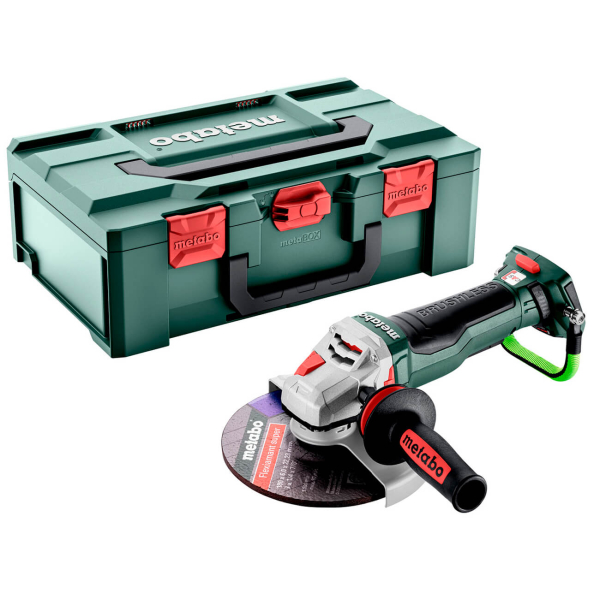 Акумуляторна кутова шліфмашина Metabo WPBA 18 LTX BL 15-180 Quick DS, каркас в MetaBOX 165 L