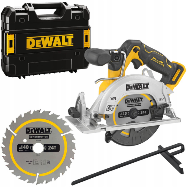 Аккумуляторная дисковая пила DeWalt DCS512NT, каркас, в кейсе