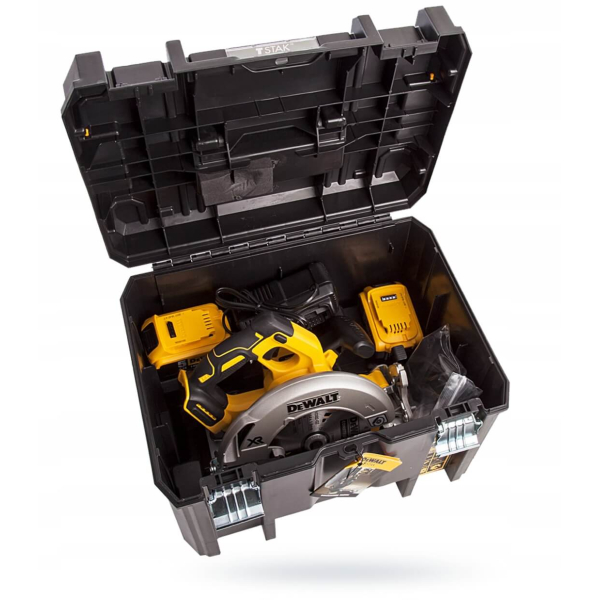 Акумуляторна дискова пила DeWalt DCS570P2, 2x5.0Ah, з/п, кейс