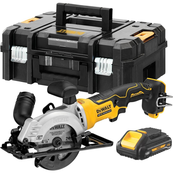 Аккумуляторная дисковая пила DeWalt DCS571NT, 1x3.0Ah, в кейсе