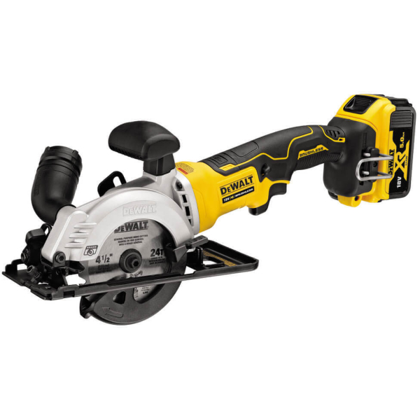 Аккумуляторная дисковая пила DeWalt DCS571P2, 2x5.0Ah, з/у, кейс