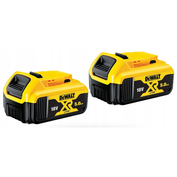 Аккумуляторная дисковая пила DeWalt DCS571P2, 2x5.0Ah, з/у, кейс