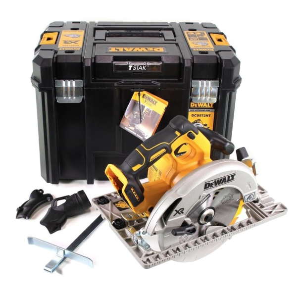 Аккумуляторная дисковая пила DeWalt DCS572NT, каркас, в кейсе