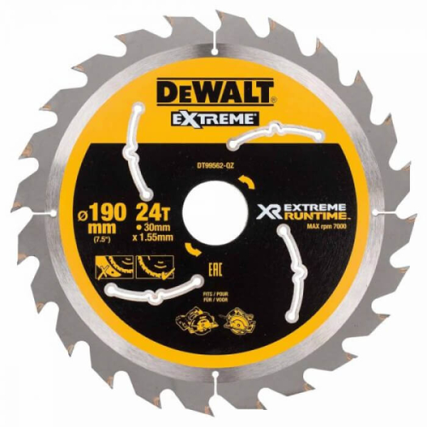 Аккумуляторная дисковая пила DeWalt DCS573NT, каркас, в кейсе