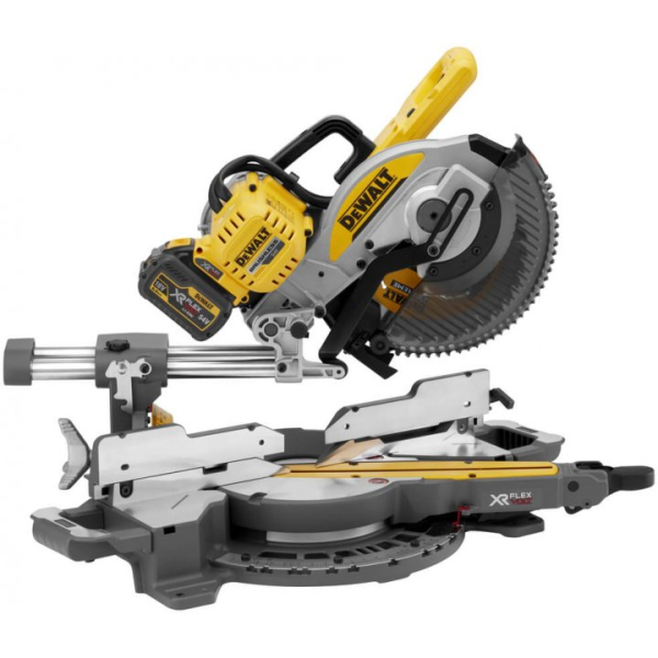 Акумуляторна торцювальна пила DeWalt DCS727T2, 2x2.0Ah, з/п