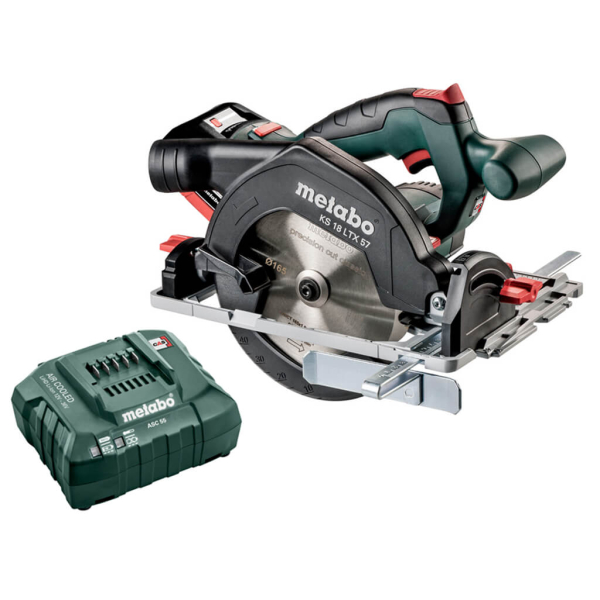 Акумуляторна дискова пила Metabo KS 18 LTX 57, 1x4.0 Ah, ASC 55