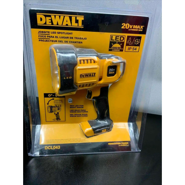 Фонарик аккумуляторный светодиодный DeWALT DCL043