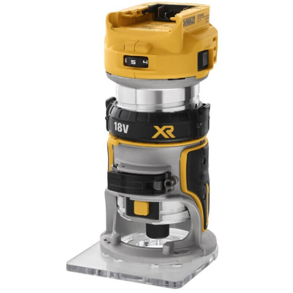 Аккумуляторный окантовочный фрезер DeWalt DCW600N, каркас