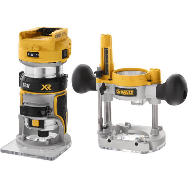 Акумуляторний багатофункціональний фрезер DeWalt DCW604NT, каркас, в кейсі TSTAK