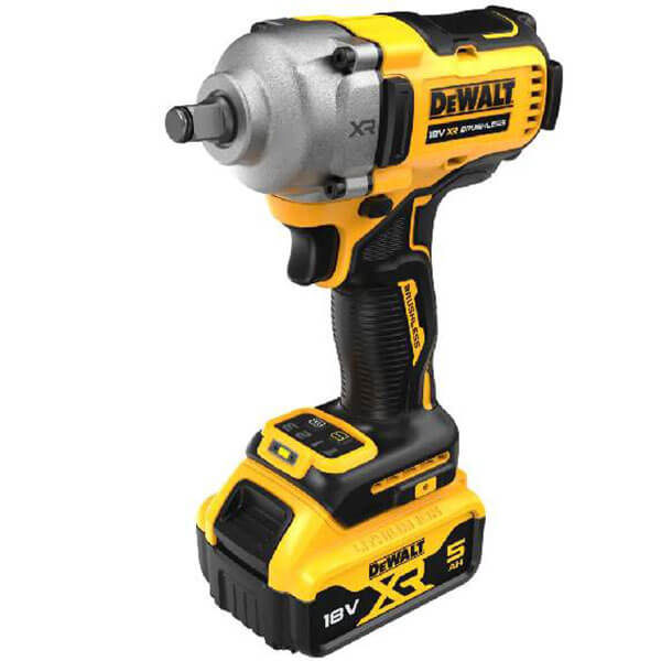 Акумуляторний гайковерт DeWALT DCF891P2T, 2x18 В Li-Ion XR 5.0 Ah, з/п, кейс