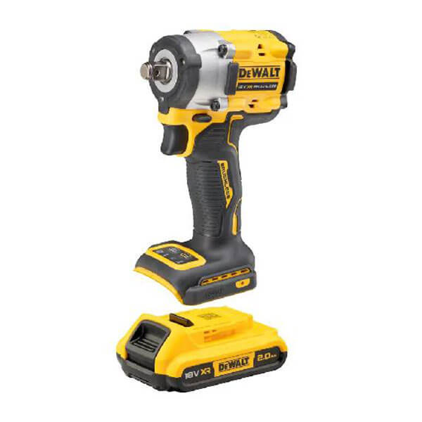 Акумуляторний гайковерт DeWALT DCF921D2T, 2x18 В Li-Ion XR 2.0 Ah, з/п, кейс