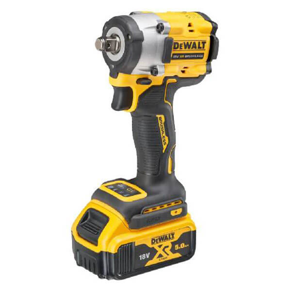 Аккумуляторный гайковерт DeWALT DCF921P2T, 2x18 В Li-Ion XR 5.0 Ah, з/у, в кейсе